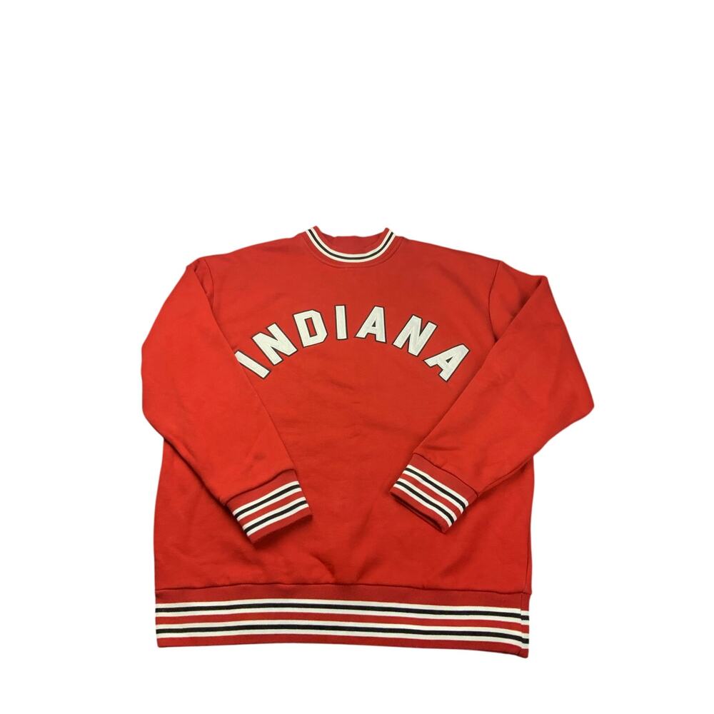 Homefield Indiana Hoosiers Sweatshirt Large Red IU Memorial Stadium Crewneck